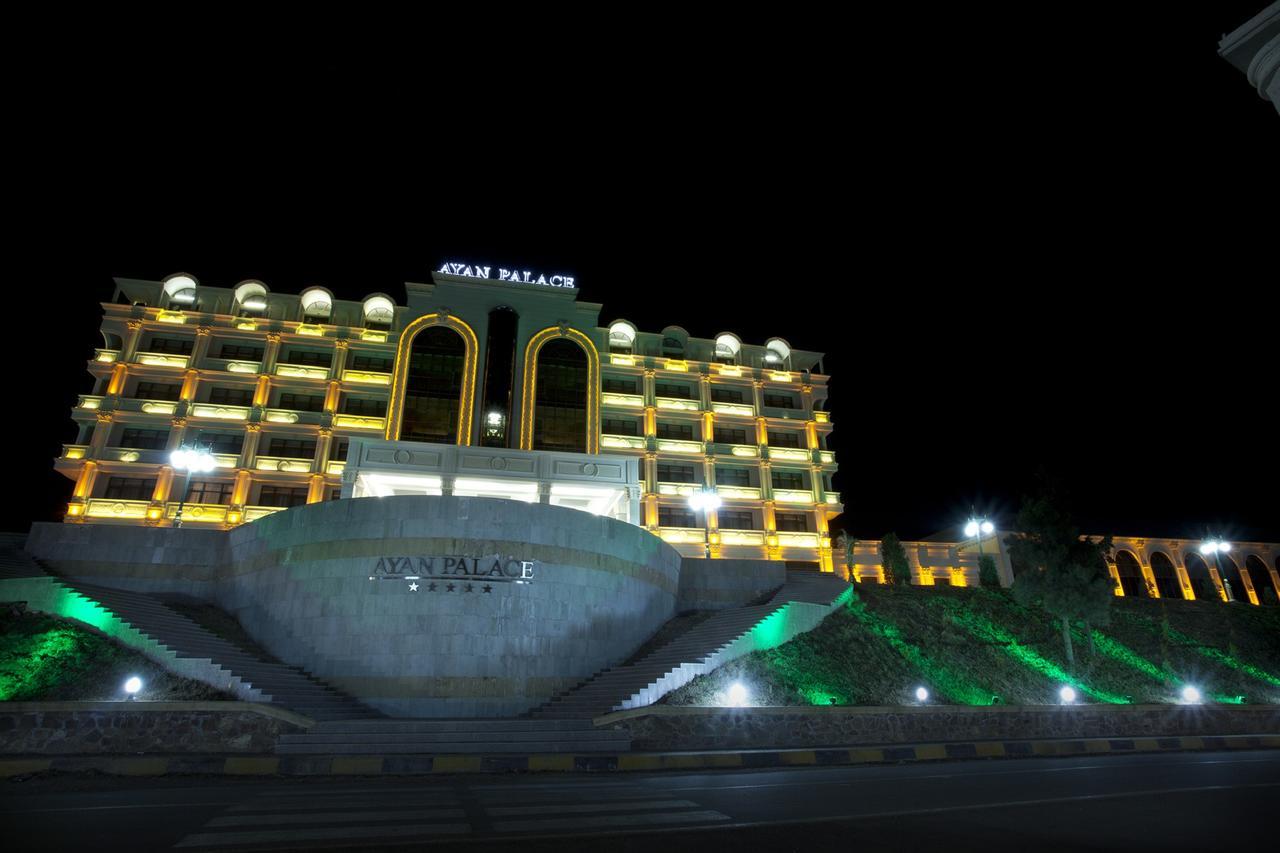 Ayan Palace Hotel Tovuz Buitenkant foto
