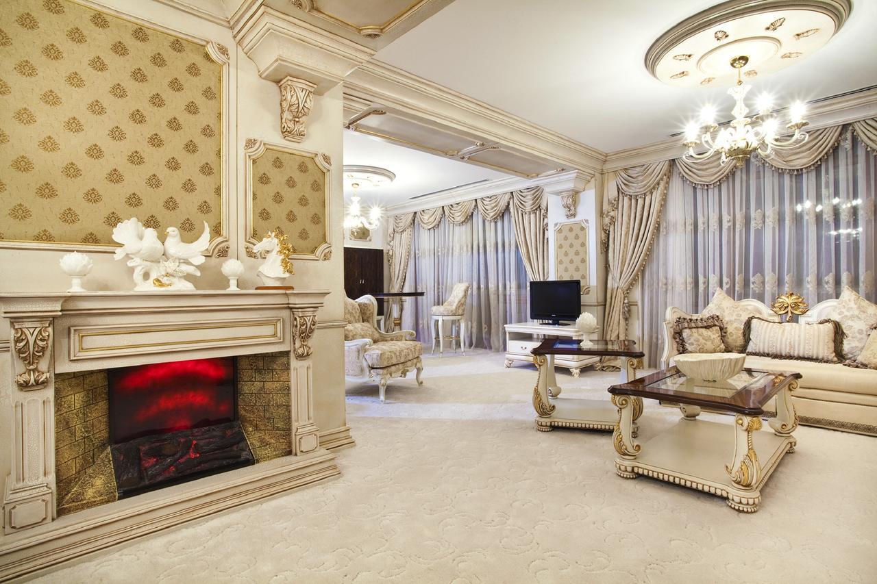 Ayan Palace Hotel Tovuz Buitenkant foto