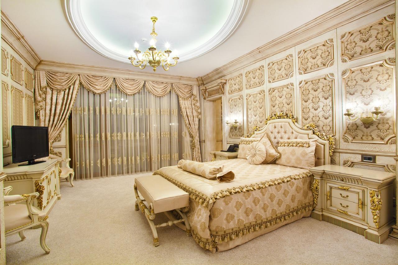 Ayan Palace Hotel Tovuz Buitenkant foto