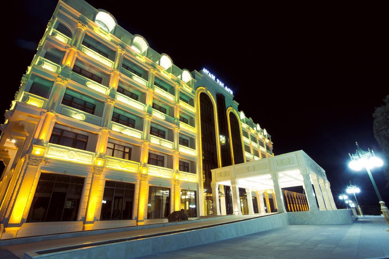 Ayan Palace Hotel Tovuz Buitenkant foto